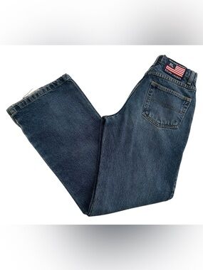 Vintage Polo Jeans Co Ralph Lauren Flag Patch Logo Jeans Women’s Size 2